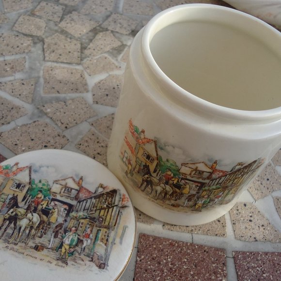 Vintage SANDLAND Ware CANISTER Marmalade JAR OXFOR - Picture 2 of 9
